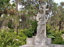 Bonaventure Cemetery near Savannah, Georgia stock image Bonaventure Cemetery near Savannah, Georgia stock image