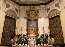 Interior of the cathedral of Otranto stock photos Interior of the cathedral of Otranto stock photos