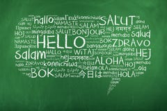 Bonjour bulle de la parole dans différentes langues Bonjour bulle de la parole dans différentes langues