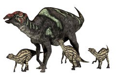 Bonne mère de Maiasaurus illustration stock Bonne mère de Maiasaurus illustration stock