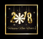 2018 bonnes années Joyeux Noël félicitez Illustration Libre de Droits 2018 bonnes années Joyeux Noël félicitez Illustration Libre de Droits