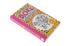 The book, Drama Queen, The Dork Diaries by Rachel Renee Russell