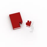 Book Like Puzzle. Royalty Free Stock Image