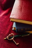 Books with a key stock photos Books with a key stock photos