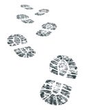 Bootprint del vector libre illustration Bootprint del vector libre illustration