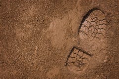 Bootprint On Mud Stock Images Bootprint On Mud Stock Images