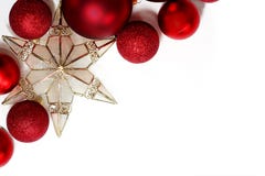 Bordo delle decorazioni di natale fotografia stock libera da diritti Bordo delle decorazioni di natale fotografia stock libera da diritti