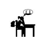 boring lesson icon. Element of back to school icon for mobile concept and web apps. Glyph boring lesson icon can be used for web a vector illustration boring lesson icon. Element of back to school icon for mobile concept and web apps. Glyph boring lesson icon can be used for web a vector illustration