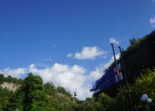 Borjomi gondolEU sjunker royaltyfria bilder Borjomi gondolEU sjunker royaltyfria bilder