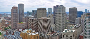 Boston Financial District Skyline, MA, USA Stock Photography Boston Financial District Skyline, MA, USA Stock Photography
