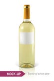 Botella de vino blanco stock de ilustración Botella de vino blanco stock de ilustración