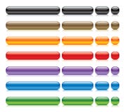Botones brillantes del Web Botones brillantes del Web