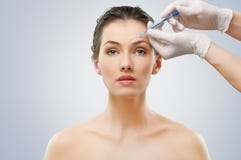 BOTOX®-injektion fotografering för bildbyråer BOTOX®-injektion fotografering för bildbyråer
