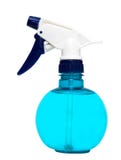 Bottiglia di plastica blu dello spruzzo d'acqua Immagini Stock Libere da Diritti Bottiglia di plastica blu dello spruzzo d'acqua Immagini Stock Libere da Diritti