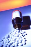 bottle of pills spilled royalty free stock image bottle of pills spilled royalty free stock image