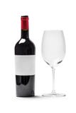 Bottle Red Wine And Glass Royalty Free Stock Photo Bottle Red Wine And Glass Royalty Free Stock Photo