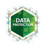 Bottone floreale di esagono di verde del modello delle piante di protezione dei dati illustrazione vettoriale Bottone floreale di esagono di verde del modello delle piante di protezione dei dati illustrazione vettoriale