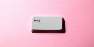 Botão da chave de computador com a palavra imagem de stock Botão da chave de computador com a palavra imagem de stock