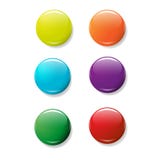 Botões da Web no fundo branco para o design web colorido Vetor ilustração do vetor Botões da Web no fundo branco para o design web colorido Vetor ilustração do vetor