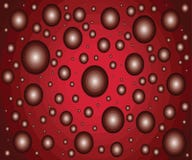 Boules de chocolat en monde rouge Boules stup?fiantes tombant dans profond illustration de vecteur Boules de chocolat en monde rouge Boules stup?fiantes tombant dans profond illustration de vecteur