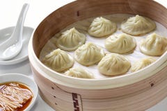 Boulettes de soupe, long bao de Xiao images stock Boulettes de soupe, long bao de Xiao images stock