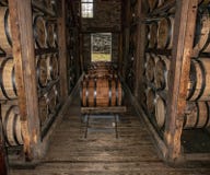 Bourbon Whiskey Being Stored Oak Barrels stock image Bourbon Whiskey Being Stored Oak Barrels stock image