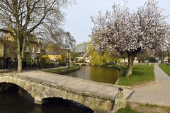 Bourton on the Water Cotswolds UK Royalty Free Stock Photos Bourton on the Water Cotswolds UK Royalty Free Stock Photos