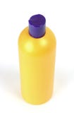 Bouteille de shampooing d'isolement dans le blanc images stock Bouteille de shampooing d'isolement dans le blanc images stock