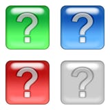 boutons de Web de question boutons de Web de question