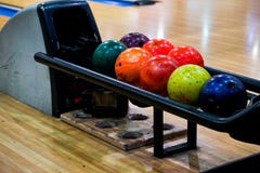 The bowling balls stock photography The bowling balls stock photography