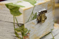 Box Decorated By Decoupage Royalty Free Stock Image Box Decorated By Decoupage Royalty Free Stock Image