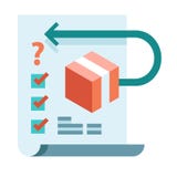 Return condition flat illustration royalty free illustration Return condition flat illustration royalty free illustration