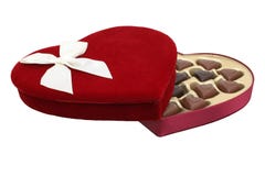 Box Of Heart Shaped Chocolates With Clipping Path (8.2mp Image) Stock Photos Box Of Heart Shaped Chocolates With Clipping Path (8.2mp Image) Stock Photos