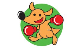 Boxeo del canguro ilustración del vector Boxeo del canguro ilustración del vector