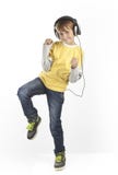 Boy with headphones Stock Images Boy with headphones Stock Images