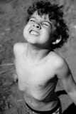 Boy Playing In The Water Stock Photography