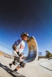 Boy Skateboarding Stock Images