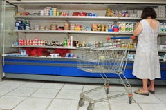 Boycott de fromage blanc image stock Boycott de fromage blanc image stock