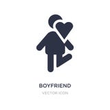 boyfriend icon on white background. Simple element illustration from People concept vector illustration boyfriend icon on white background. Simple element illustration from People concept vector illustration