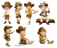 Boys And Girls In Safari Costume Royalty Free Stock Images Boys And Girls In Safari Costume Royalty Free Stock Images