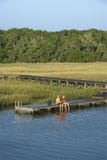 Boys Fishing On Dock. Stock Image Boys Fishing On Dock. Stock Image