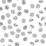 Brain Activity Seamless Pattern Vector intelligent illustration libre de droits Brain Activity Seamless Pattern Vector intelligent illustration libre de droits