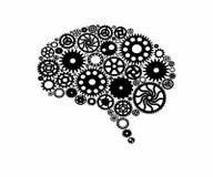 Brain build out of cogs Innovation with ideas and concepts stock illustration Brain build out of cogs Innovation with ideas and concepts stock illustration