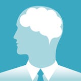 Brain of a businessman vector illustration Brain of a businessman vector illustration