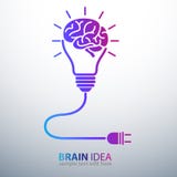Brain idea royalty free illustration Brain idea royalty free illustration