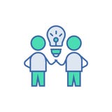 Brain Storm icon. vector Scheme and Diagram symbol. flat Brain Storm icon royalty free illustration Brain Storm icon. vector Scheme and Diagram symbol. flat Brain Storm icon royalty free illustration