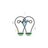 Brain storming colored icon. Element of business for mobile concept and web apps icon. Thin line icon for website design and devel vector illustration Brain storming colored icon. Element of business for mobile concept and web apps icon. Thin line icon for website design and devel vector illustration
