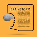 Brainstorm, creative thinking background concept stock illustration Brainstorm, creative thinking background concept stock illustration