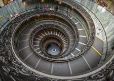 Bramante schody w Watykańskich muzeach zdjęcie stock Bramante schody w Watykańskich muzeach zdjęcie stock