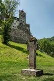 Bran Castle, Romania. Ancient mysterious abode of the vampire Dracula in Transylvania Royalty Free Stock Photo Bran Castle, Romania. Ancient mysterious abode of the vampire Dracula in Transylvania Royalty Free Stock Photo
